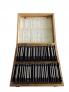 Collection de 50 plaques autochromes pour projection